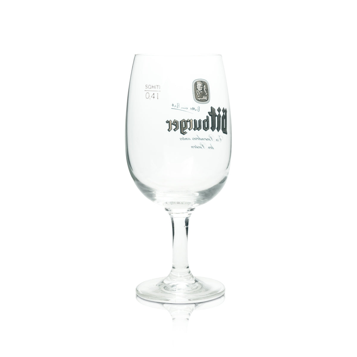 6 verres à bière Bitburger 0,4 l Gaston Pokal Sahm Tulipe Pils Export Brasserie – Vue 4