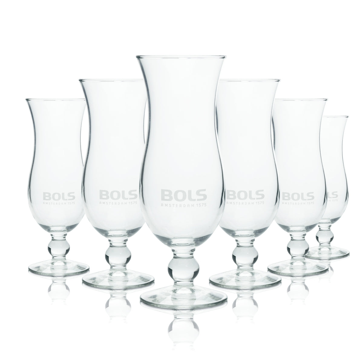 6x verres Bols 0,3 l, forme tulipe, coupe, cocktail, long drink, Hurricane, verres gastronomiques