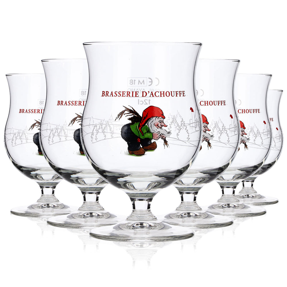 6x verre à bière Brasserie D'Achouffe Verre de dégustation Verre de réception 0,12 l Coupe « Nain »