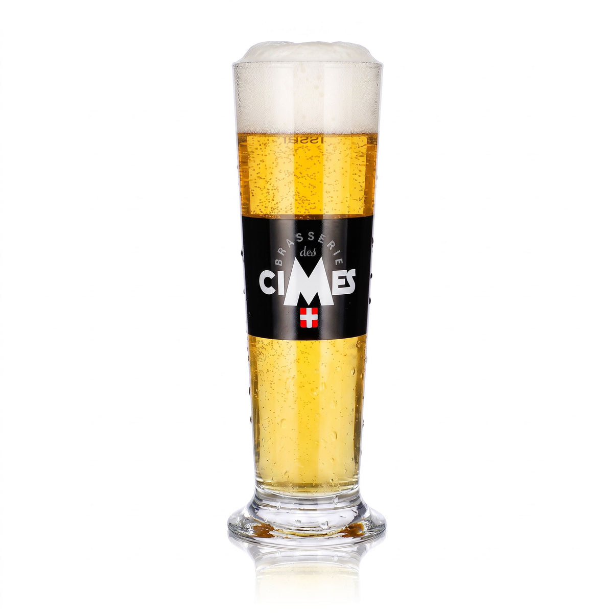 6 verres à bière « Brasserie des Cimes » 0,25 l, modèle « Pokal Rastal Exclusiv Stange » (lot de 6) – Vue 2