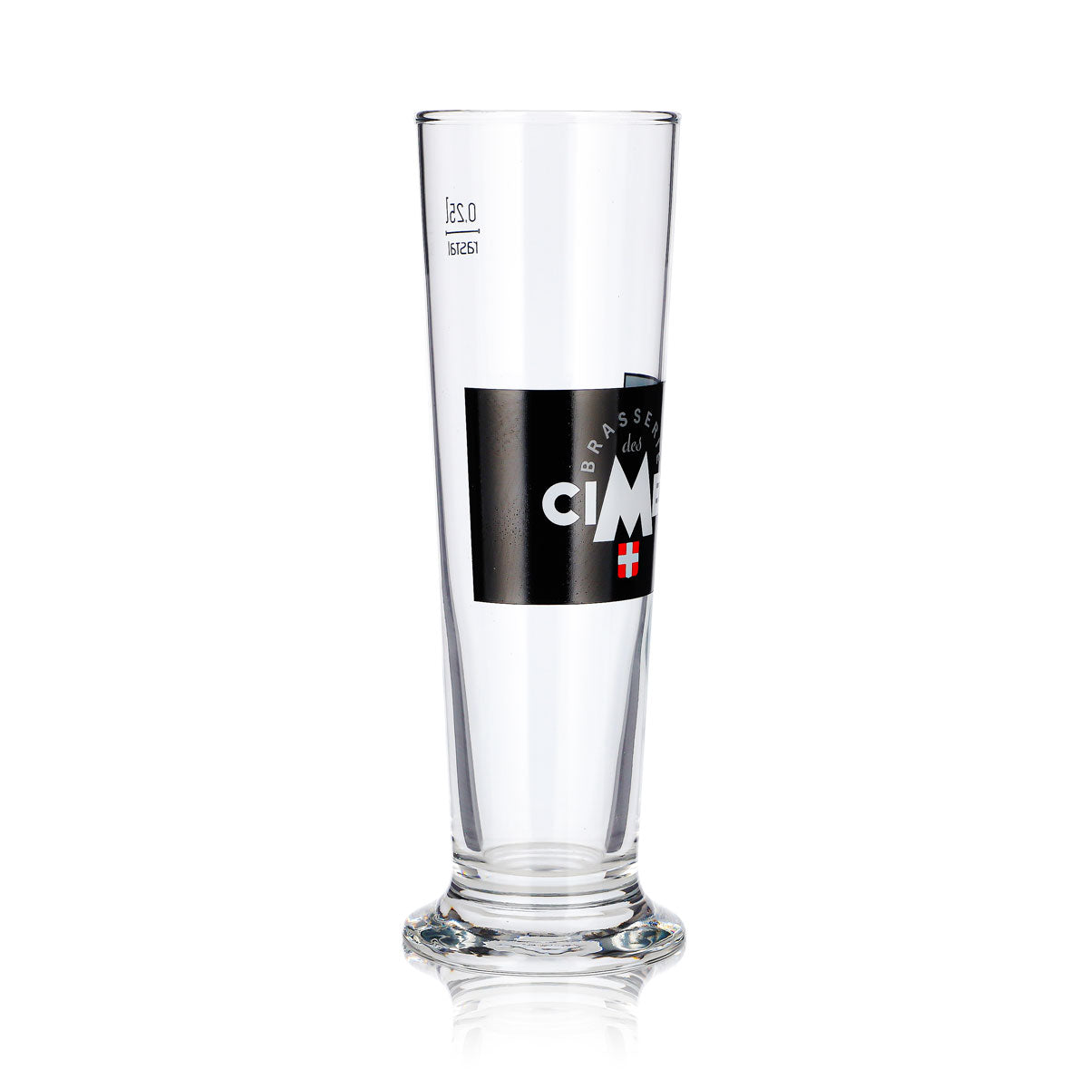 6 verres à bière « Brasserie des Cimes » 0,25 l, modèle « Pokal Rastal Exclusiv Stange » (lot de 6) – Vue 4