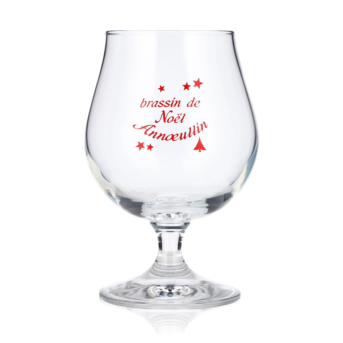 6 verres à bière « Brassin de Noël Annoeullin » de 0,35 l, en forme de coupe – Vue 2