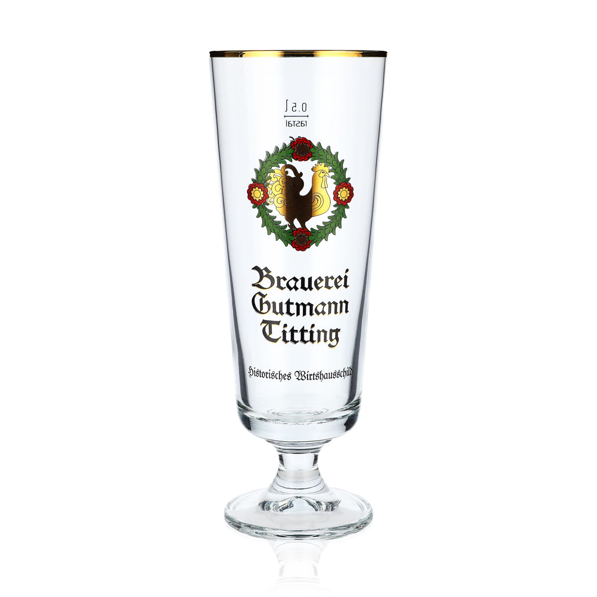 6 verres à bière Gutmann Titting de 0,5 l avec robinet Rastal Brauerstutzen – Vue 2