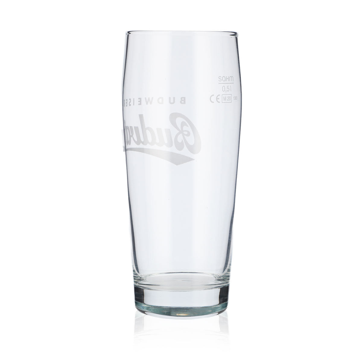 6 verres à bière Budweiser Willigläser 0,5 l, verres à bière avec logo blanc – Vue 4