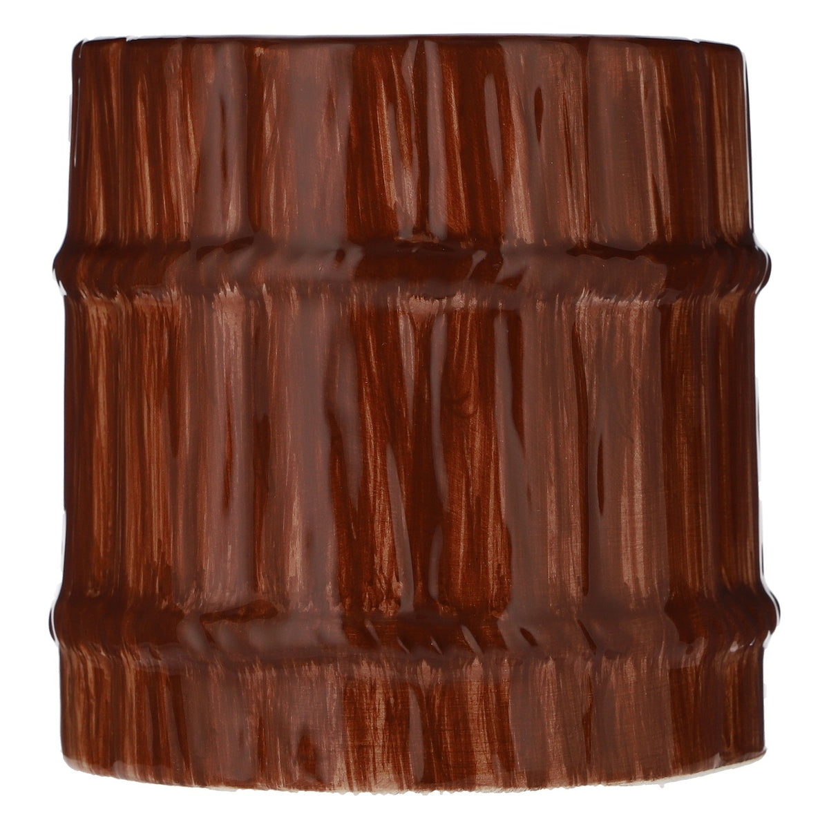 6 verres à rhum Bumbu 0,34 l Tasse Tasse en céramique, tonneau de rhum, aspect canne à sucre – Vue 2