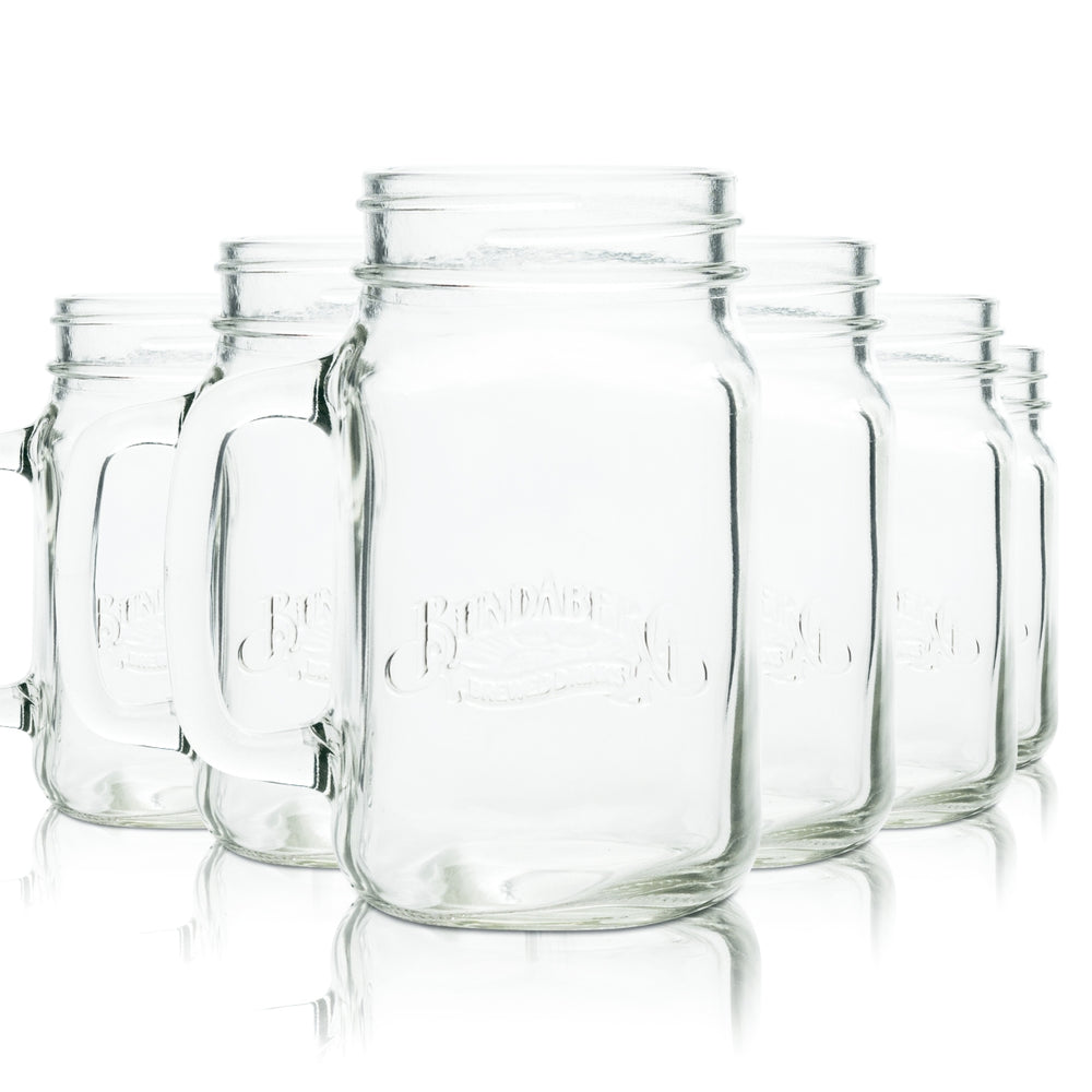 6 verres à bière Bundaberg Ginger Beer 0,4 l, chope Lynchburg Longdrink Relief, verres Gastro