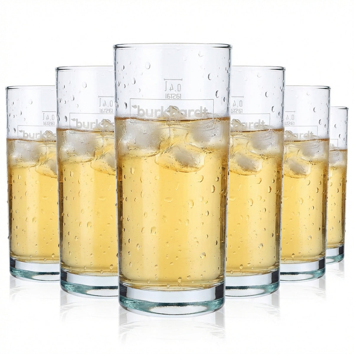 6 verres à jus Burkhardt 0,4 l Verres à long drink Gobelets Rastal Amsterdam
