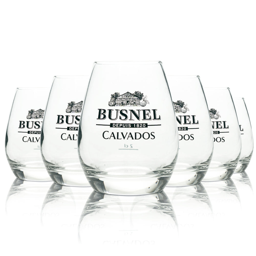 6x Verres à calvados Busnel 0,2 l Verres à dégustation coniques en chêne