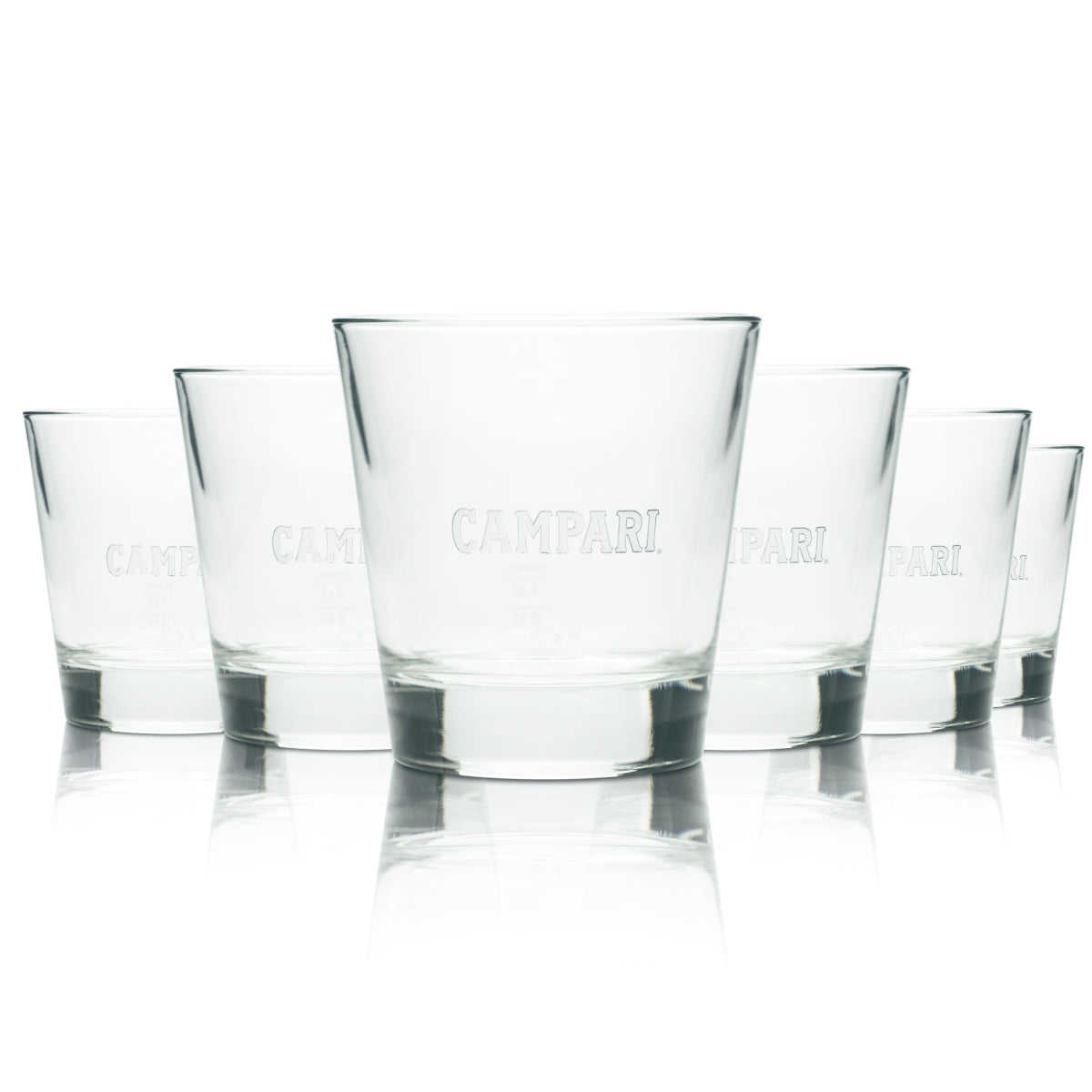 6 verres à liqueur Campari 0,2 l, verres à long drink, verres à apéritif, verres à vermouth, verres de bar