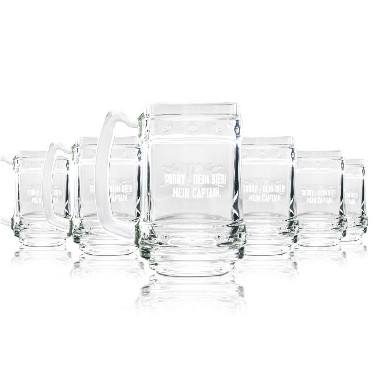 6 verres Captain Morgan 0,4 l Kruger Sorry, ta bière Cocktail Long drink Cuba Libre