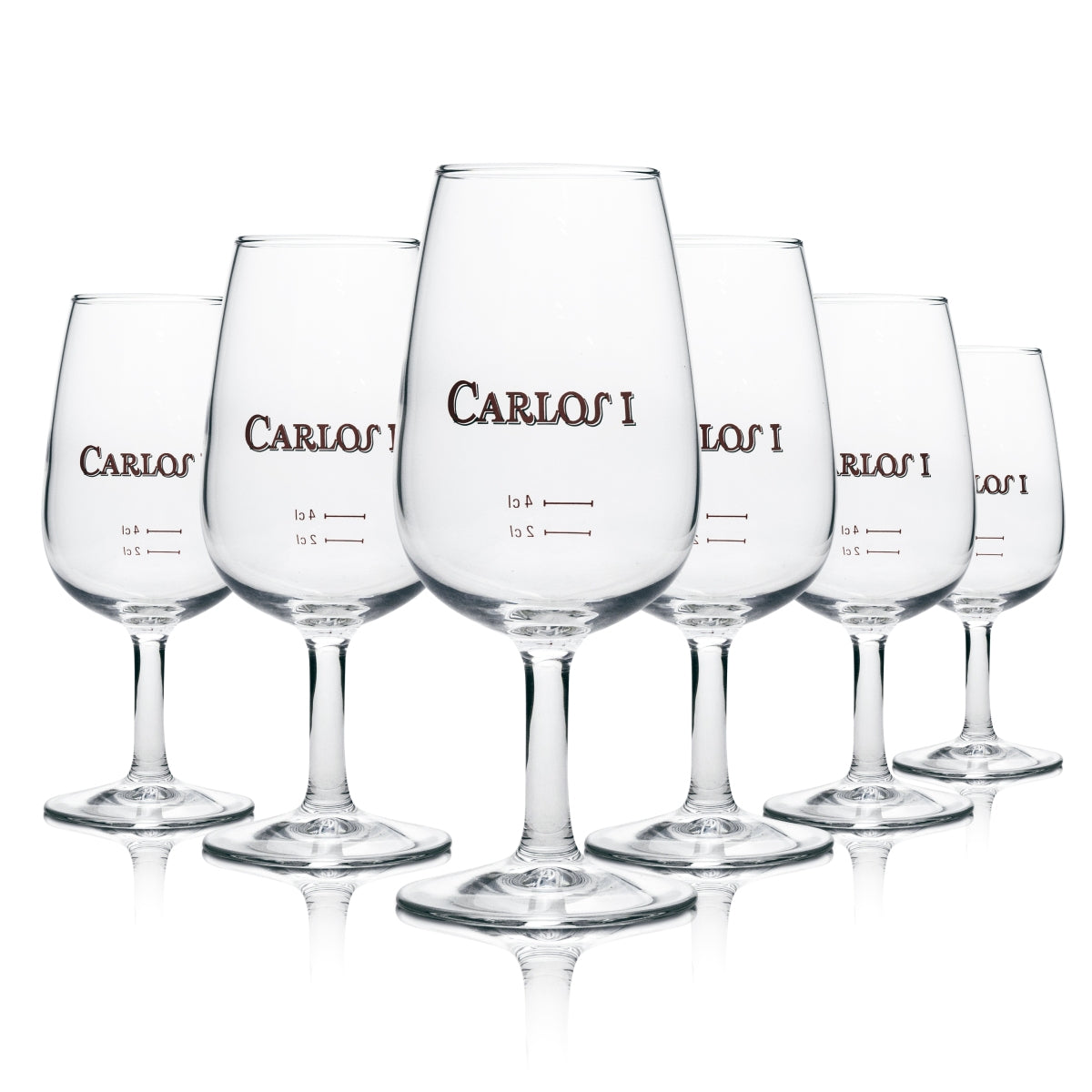 6 verres à dégustation Carlos brandy 215 ml