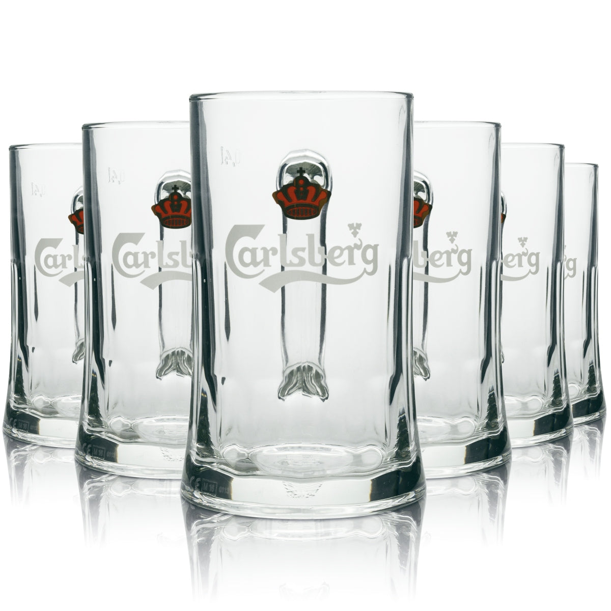 6x verre à bière Carlsberg 400 ml sahm