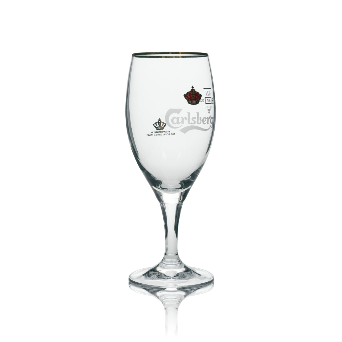 6x Verre à bière Carlsberg avec bord doré 200 ml Ritzenhoff – Vue 3
