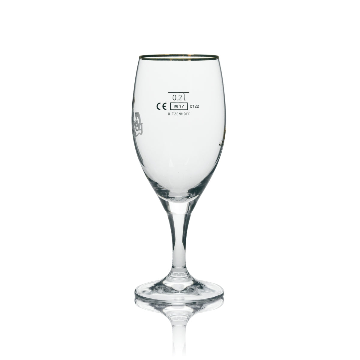 6x Verre à bière Carlsberg avec bord doré 200 ml Ritzenhoff – Vue 4