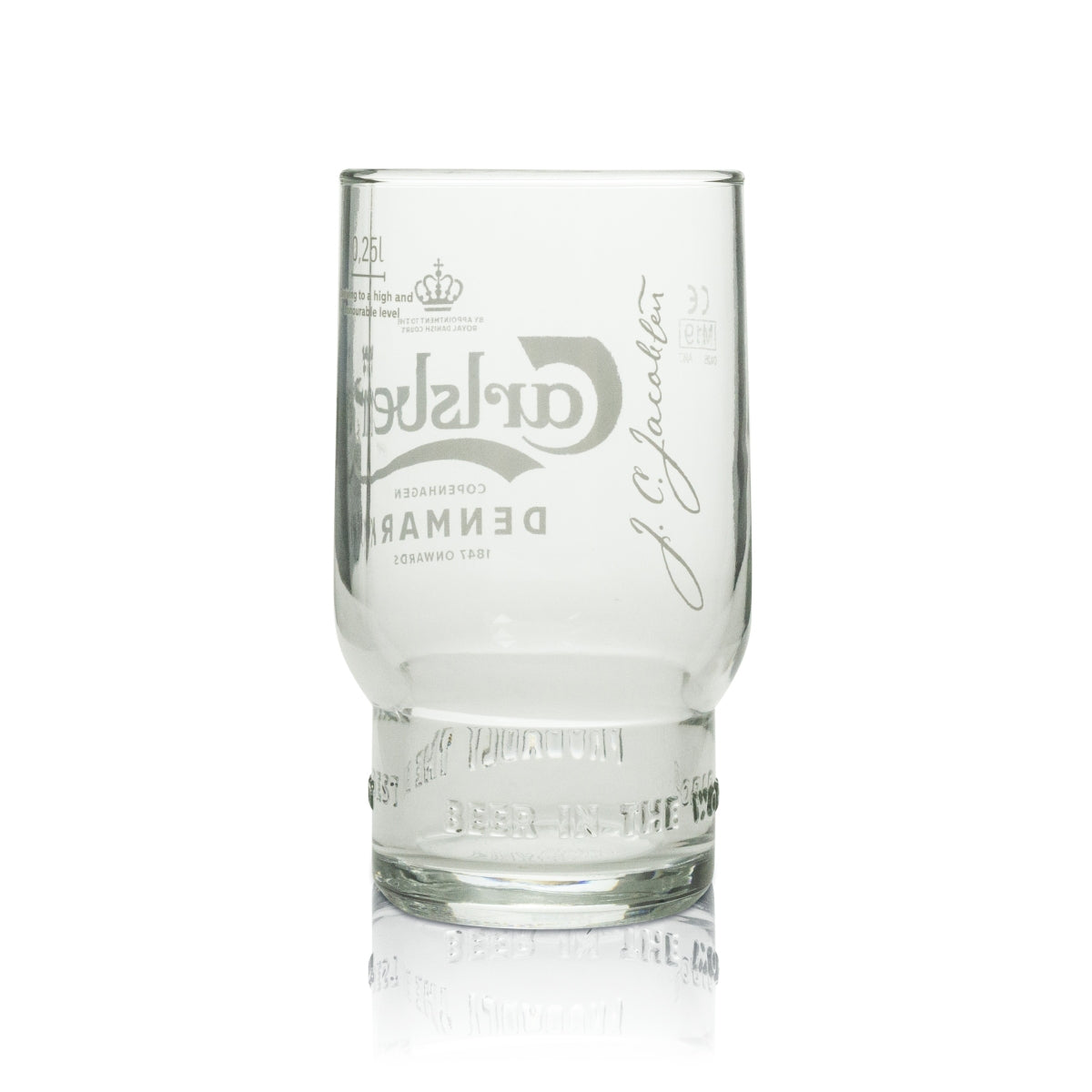 6 verres à bière Carlsberg Better 250 ml – Vue 3