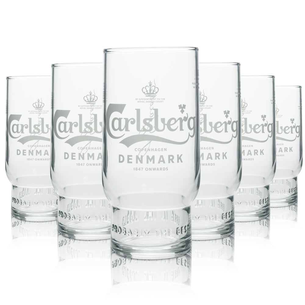 6 verres à bière Carlsberg Better 300 ml