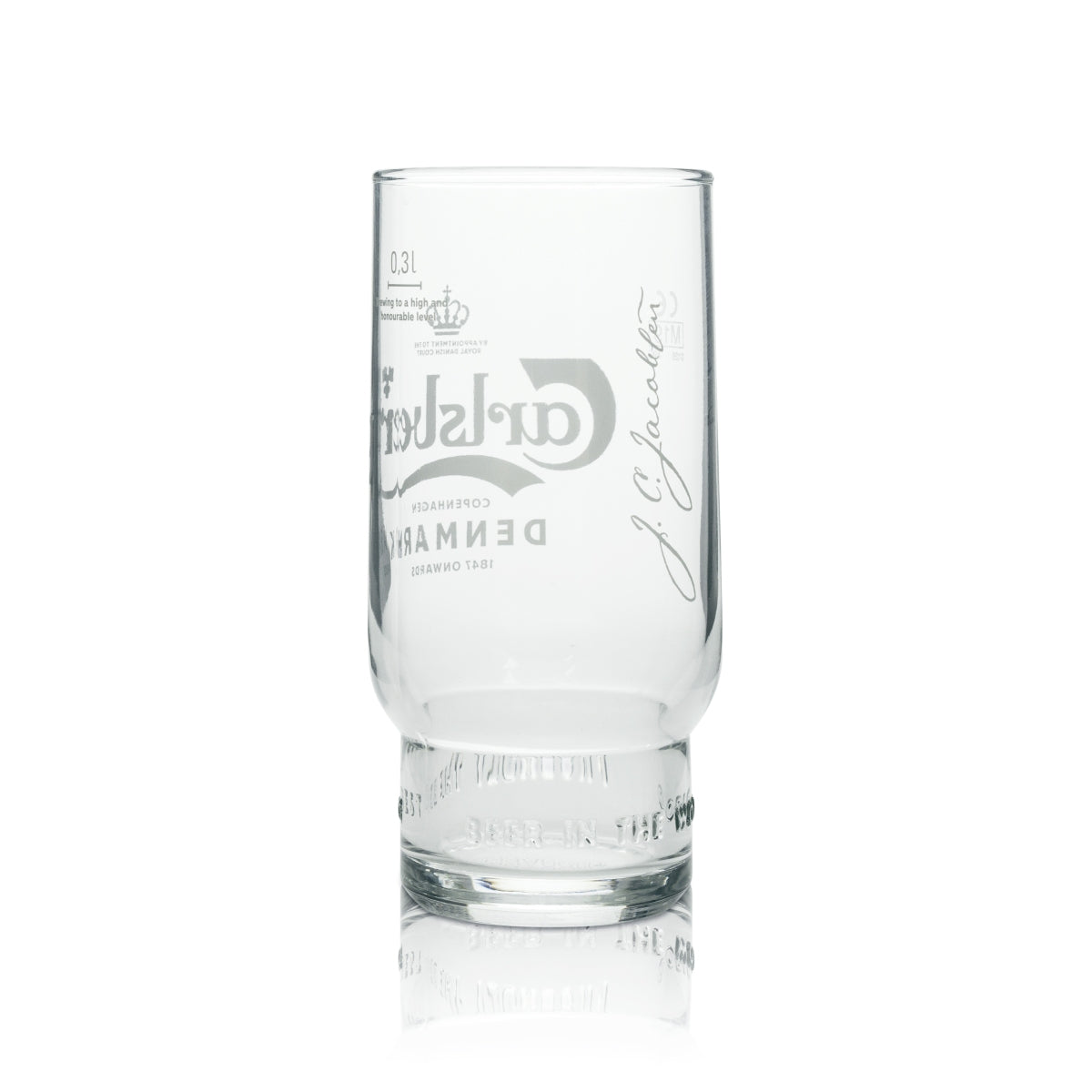 6 verres à bière Carlsberg Better 300 ml – Vue 3