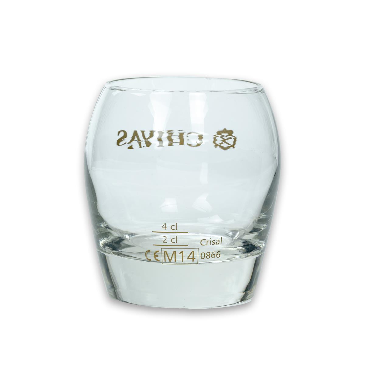 6 verres à whisky Chivas Regal avec inscription dorée – Vue 3