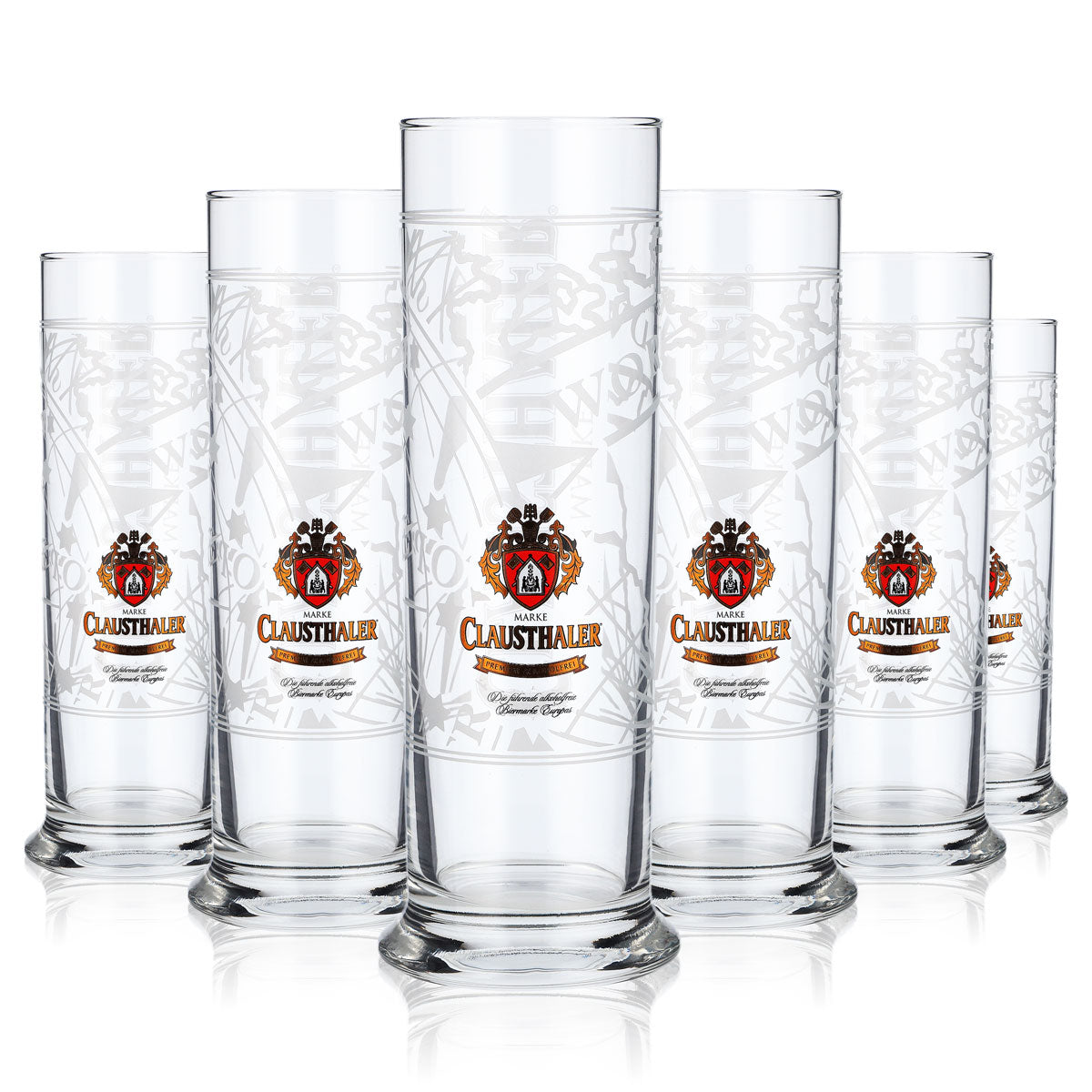 6 verres à bière Clausthaler 0,3 l, coupe Pokal World Sataniert Sahm Berlin – Vue 6