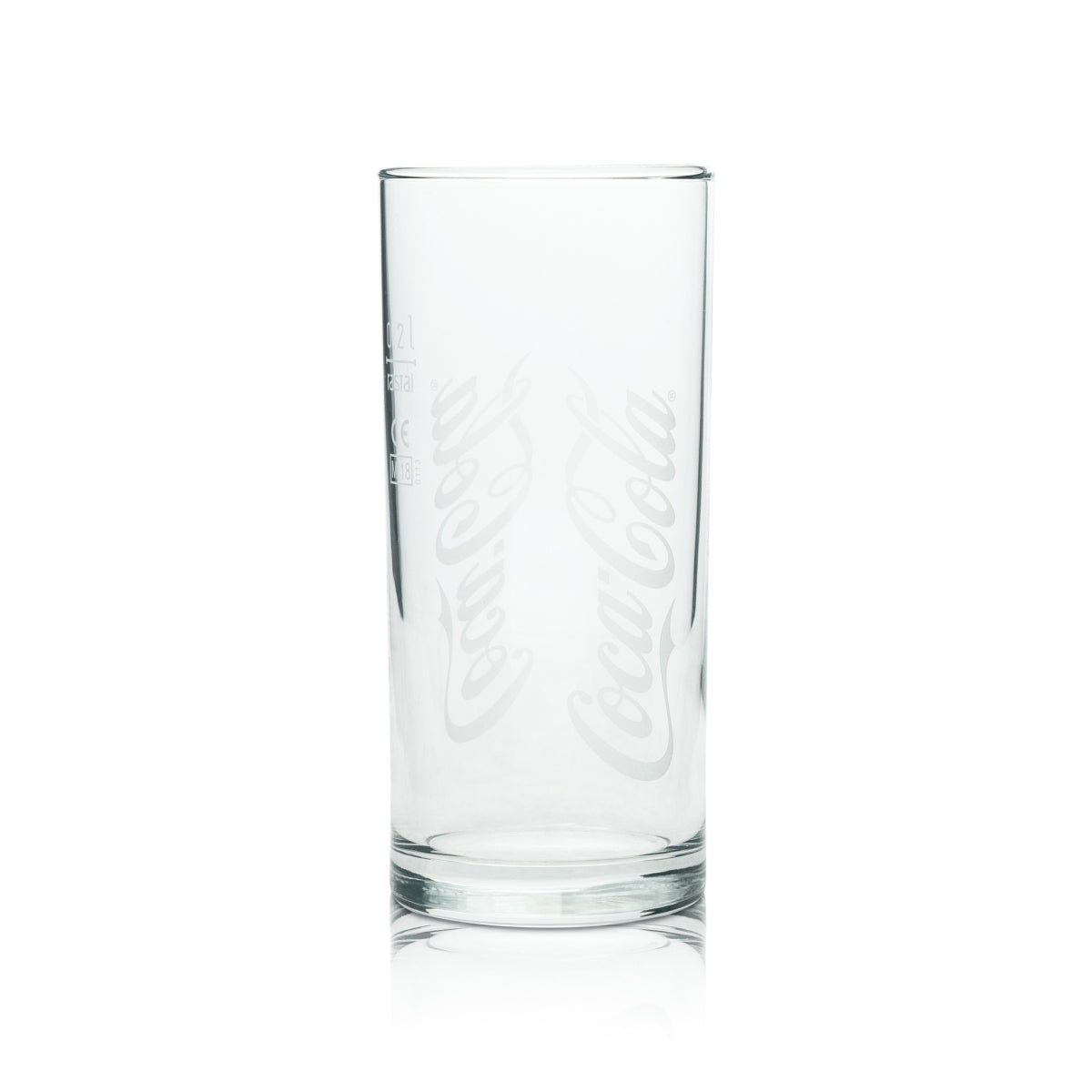 6 verres Coca Cola 0,2 l Wave Retro ancienne version Verres Double vague Collectionneur Bar – Vue 4
