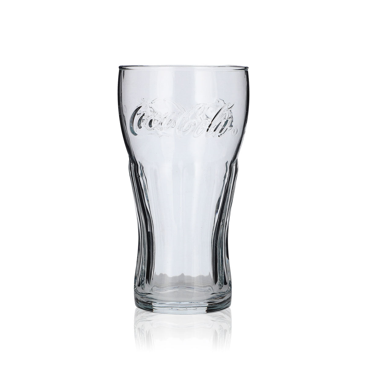 6 verres Coca Cola 0,3 l pour boissons gazeuses, ensemble de verres à limonade avec inscription en relief, iconique – Vue 4