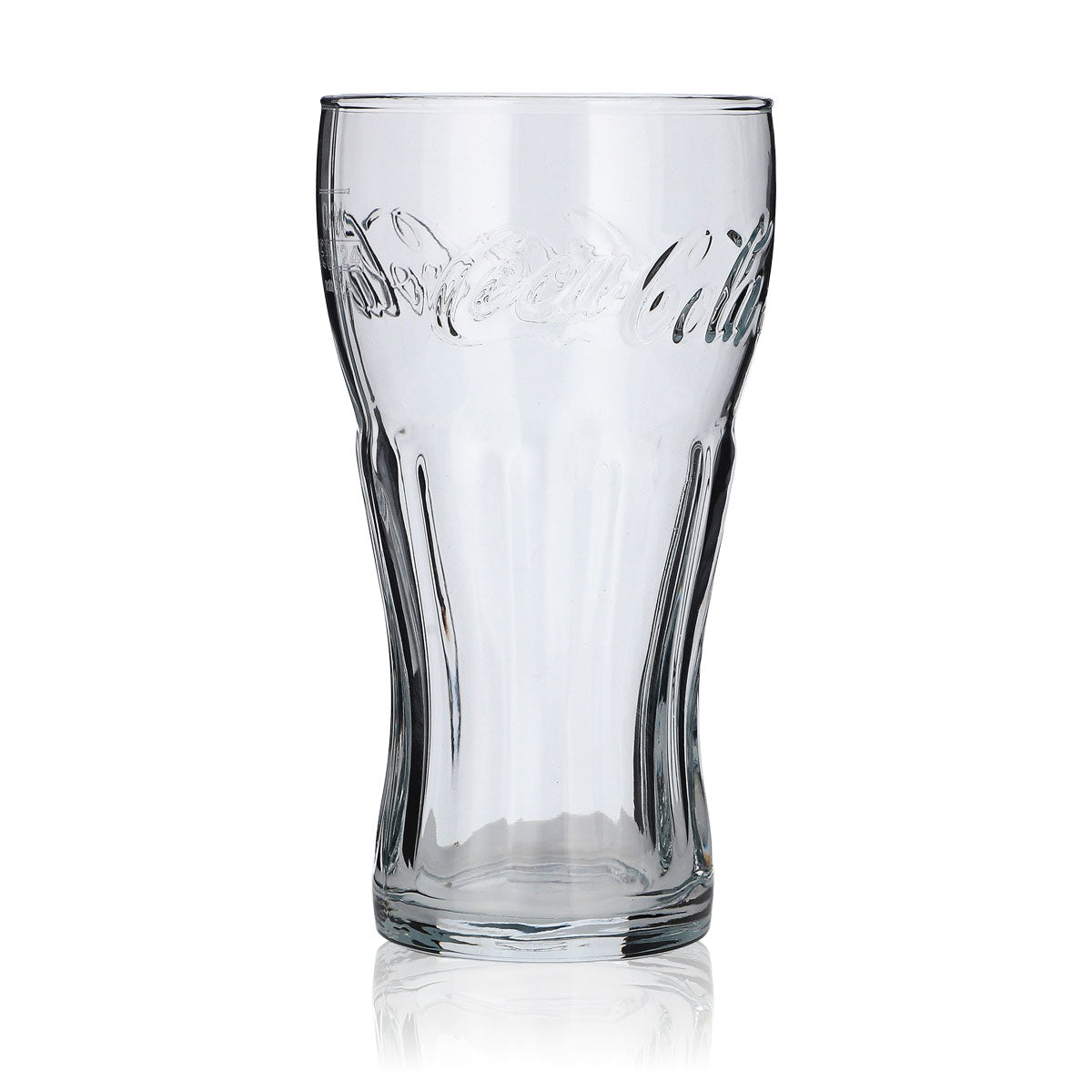 6 verres Coca Cola 0,3 l pour boissons gazeuses, ensemble de verres à limonade avec inscription en relief, iconique – Vue 5