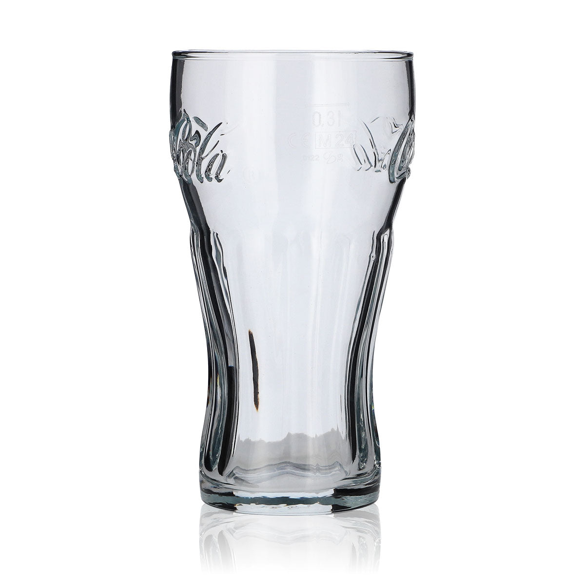 6 verres Coca Cola 0,3 l pour boissons gazeuses, ensemble de verres à limonade avec inscription en relief, iconique – Vue 6