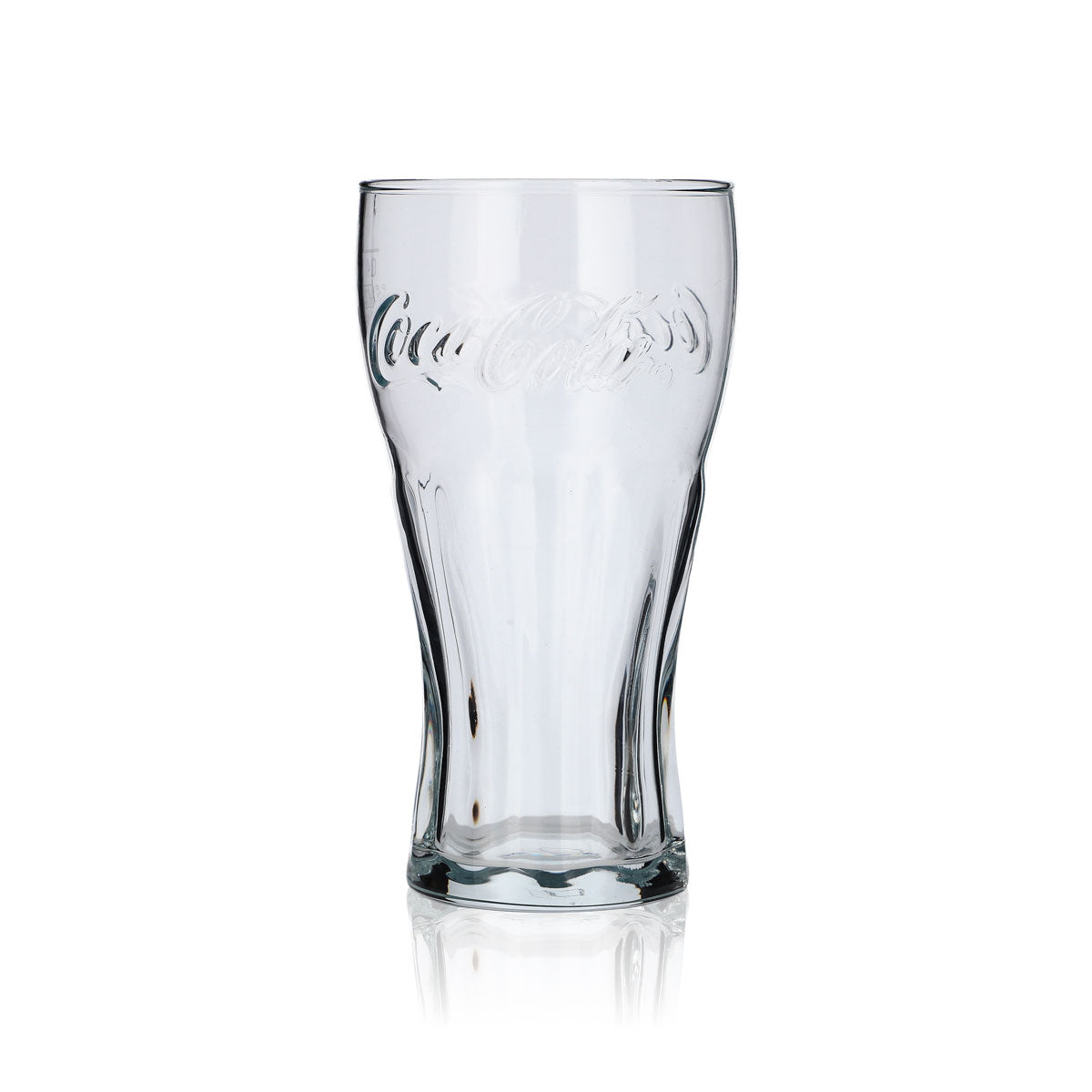6 verres Coca Cola 0,4 l pour boissons gazeuses, ensemble de verres à limonade avec inscription en relief iconique – Vue 4