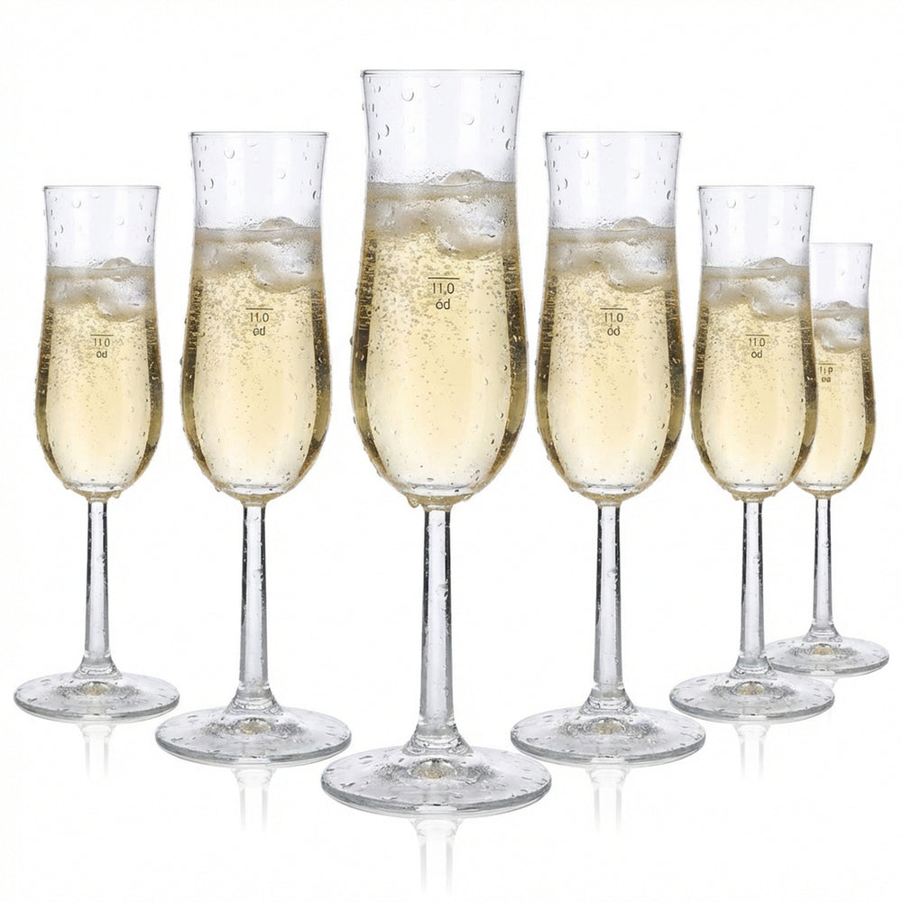 6x Codorniu Verres à champagne Verres à flûte Verres à champagne Flûte 0,1 l