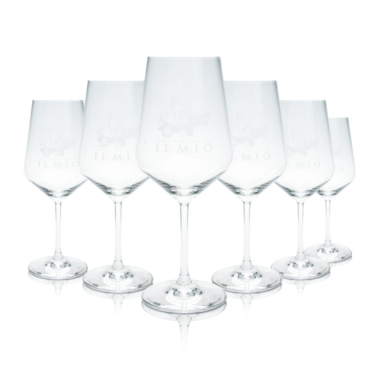 6x Collezione Il Mio Verre 0,5 l Verre à vin Harmony 53 Set de verres à apéritif et à cocktail
