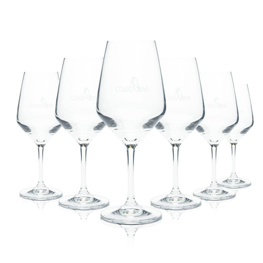 6 verres à prosecco Contarini 0,4 l Millesimato Frizzante Spumante, Venise