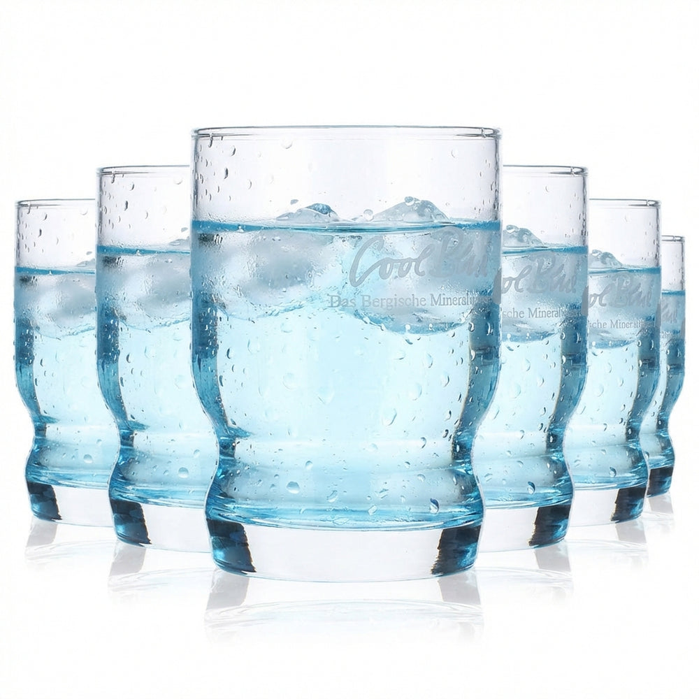 6x Cool Blue Verre à eau 0,2 l Verres Verres à eau Tasses