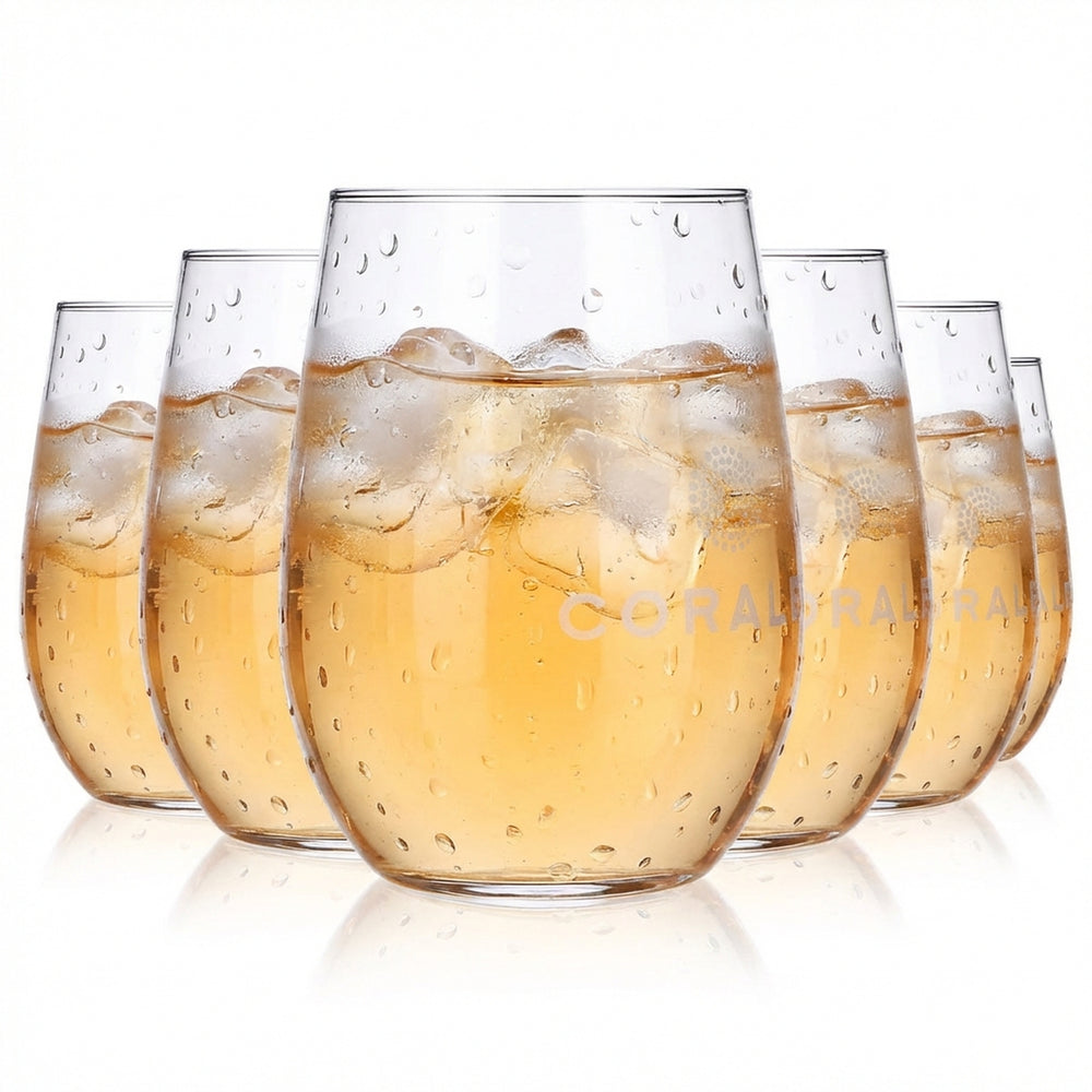 6 verres à eau Coralba 0,5 l Verres à boire Rastal Viana 50