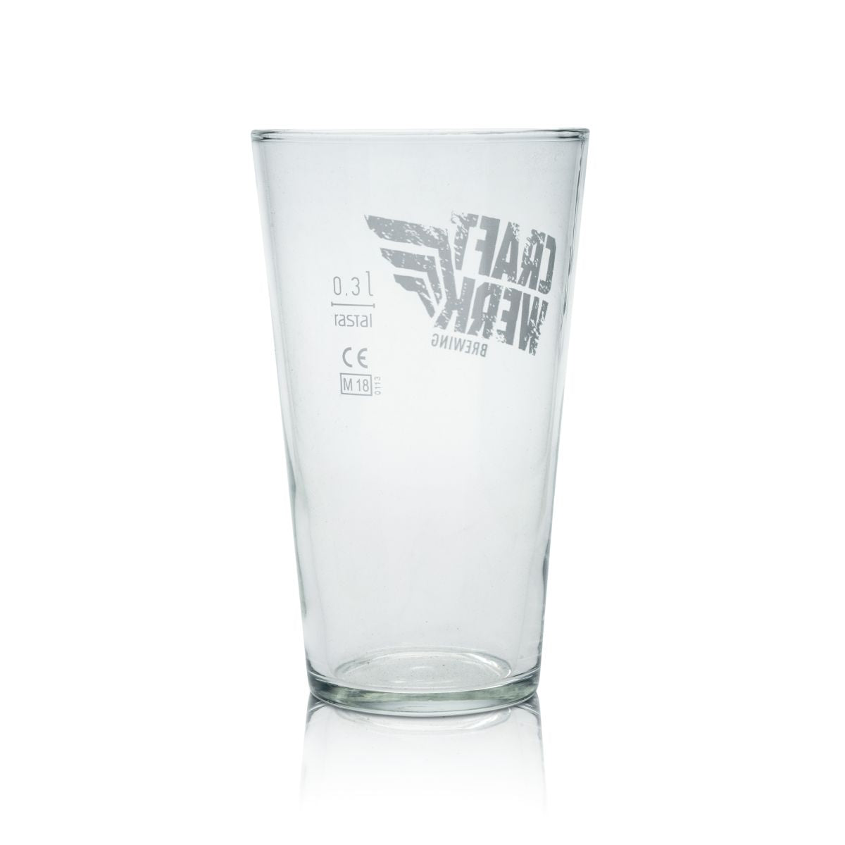 6 verres à bière Craftwerk - Verres à bière 0,3 l Set de la brasserie artisanale Bitburger Étalonnés pour la restauration – Vue 4