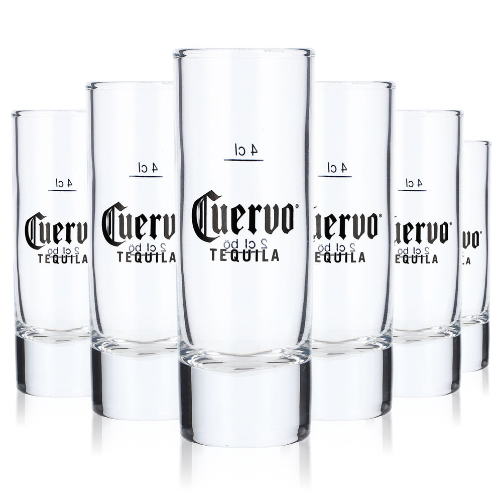 6x Cuervo Tequila Verre à shot Verre à schnaps court 2 cl/4 cl
