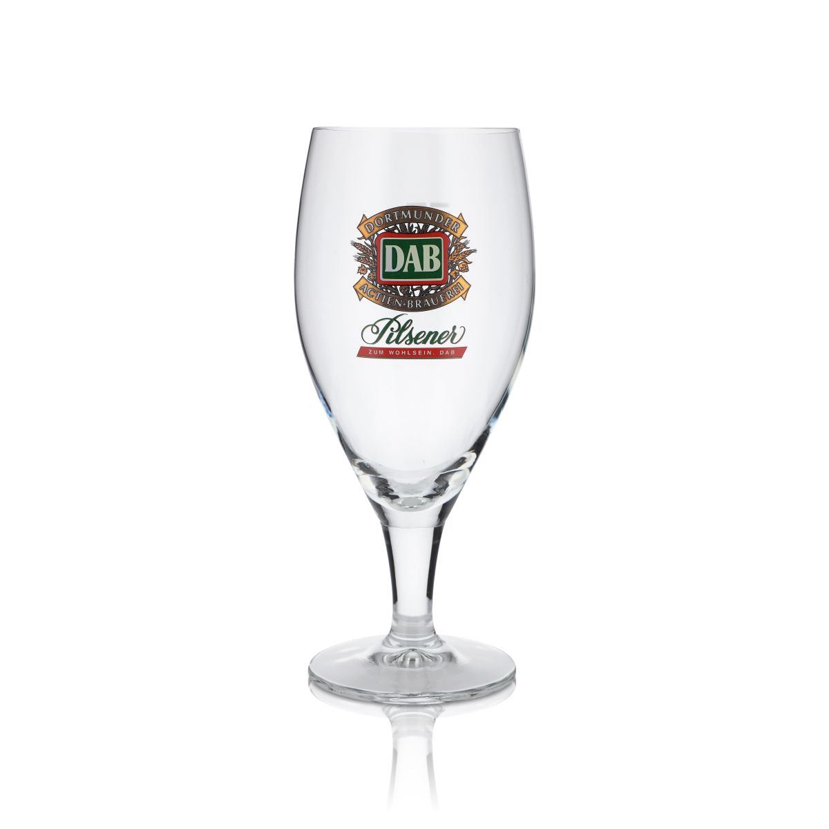 6 verres DAB 0,3 l, forme tulipe, verre à bière Pils, verres à pied Dortmunder Aktien Brauerei – Vue 2