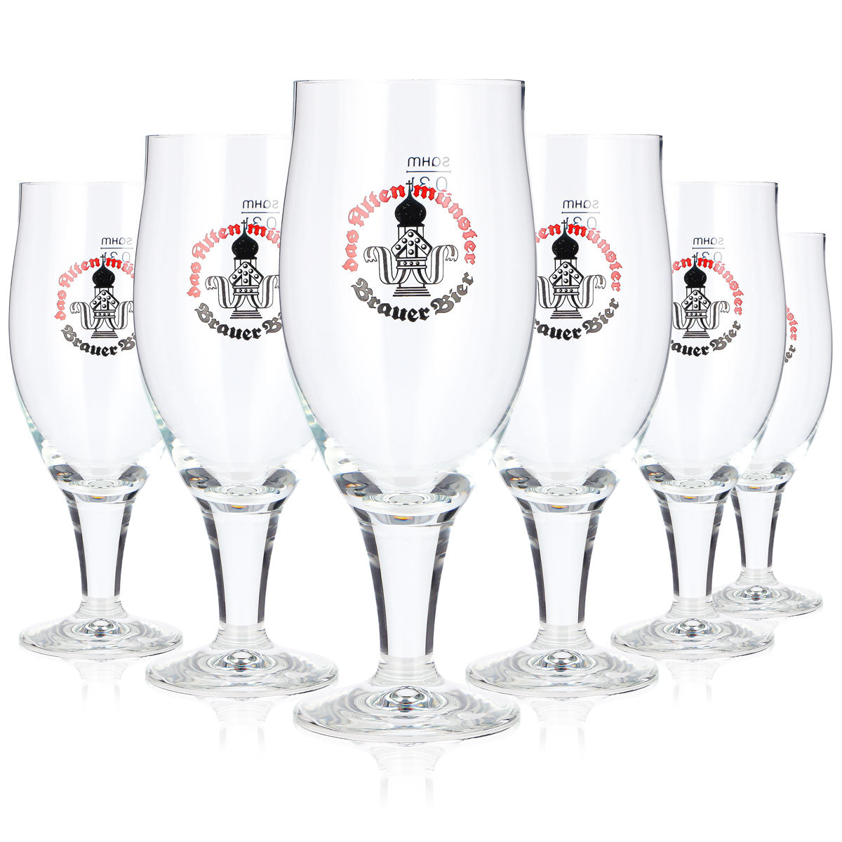 6 verres à bière Altenmünster de 0,3 l, modèle « Sahm Padua » (lot de 6)