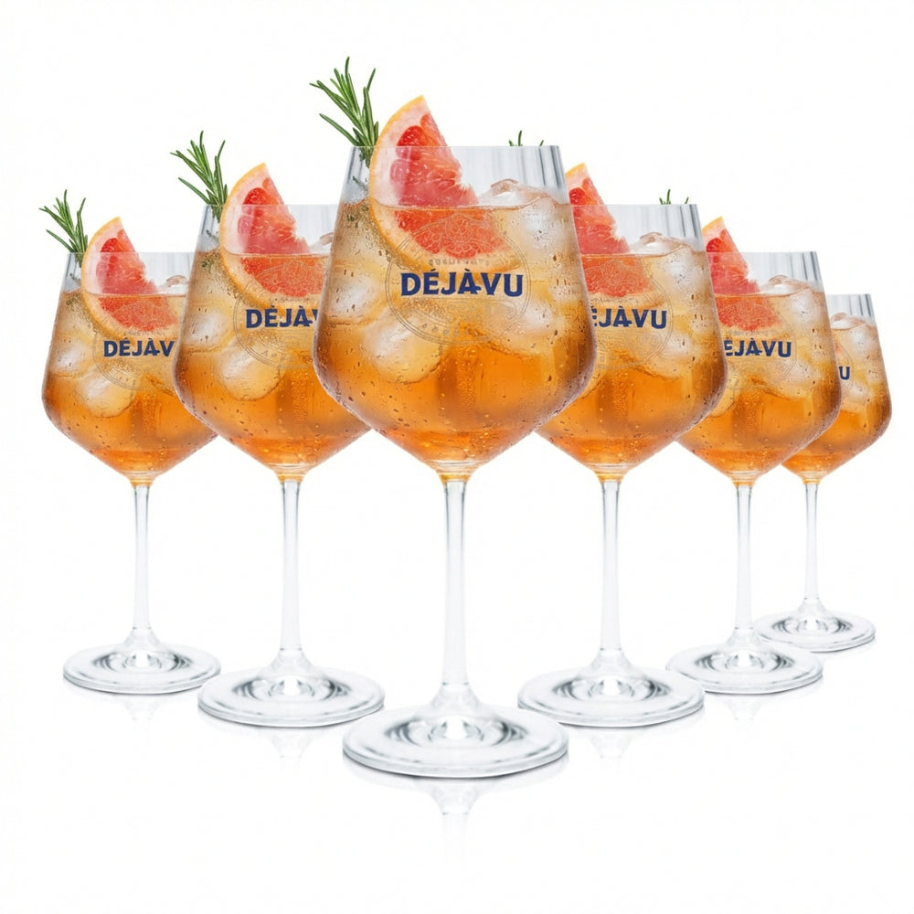6x Deja Vu Verre à vin 0,64 l Verres à pied Relief Nachtmann Longdrink Apéritif