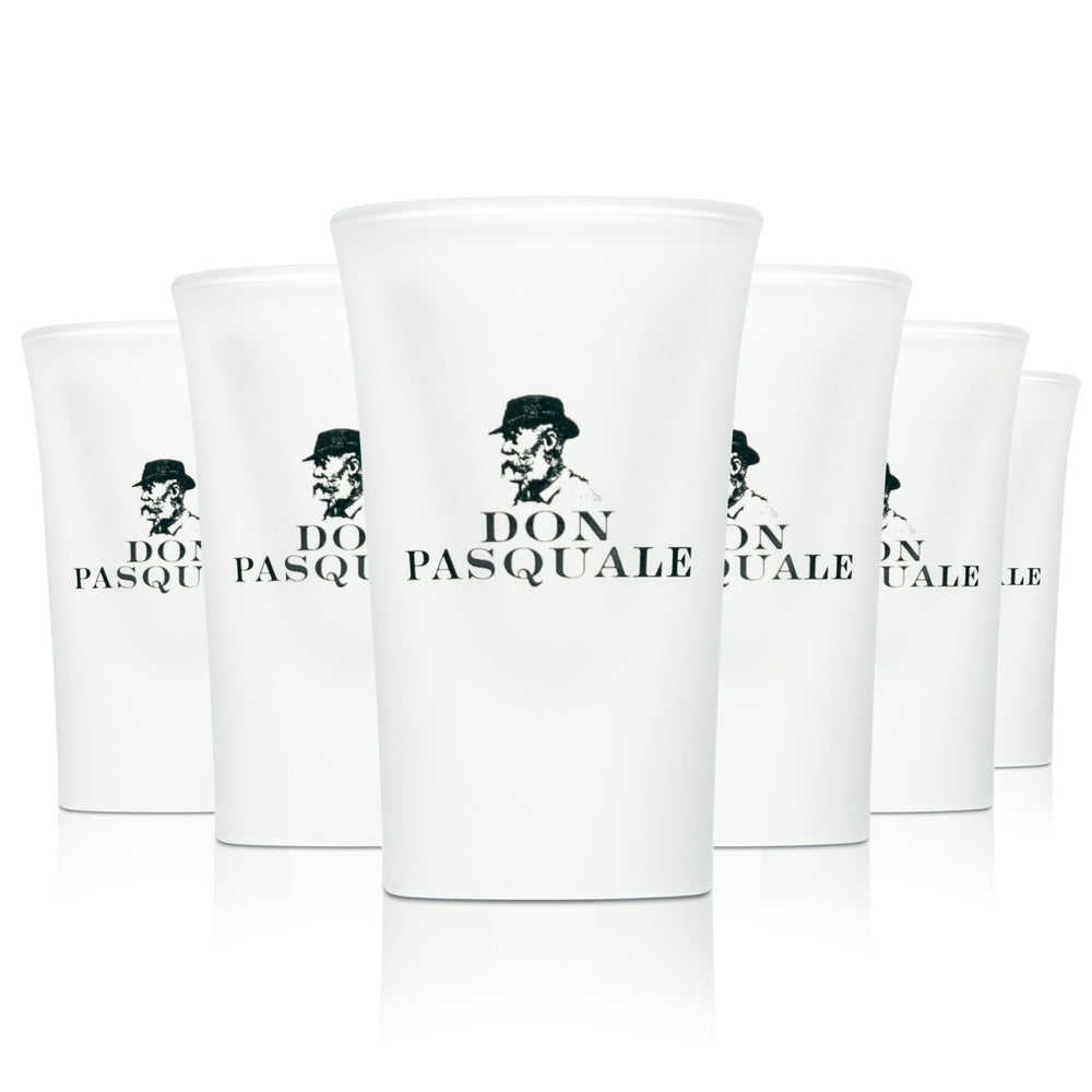 6 verres à schnaps Don Pasquale 2 cl Verres à shot courts Limoncello Stamper givrés