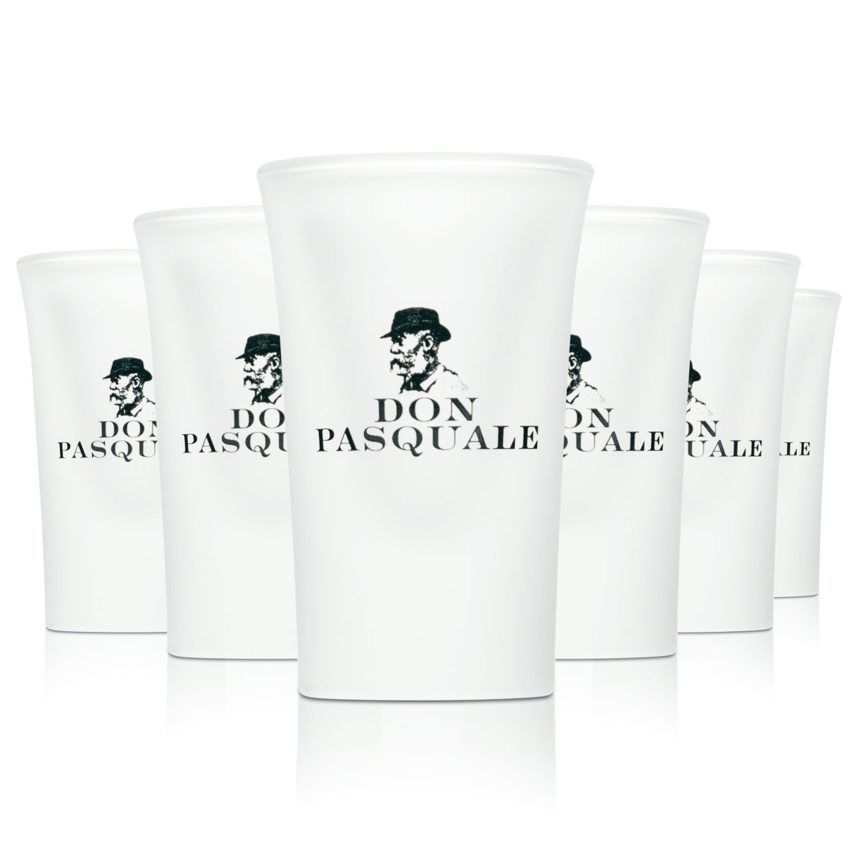 6 verres à schnaps Don Pasquale 2 cl Verres à shot courts Limoncello Stamper givrés