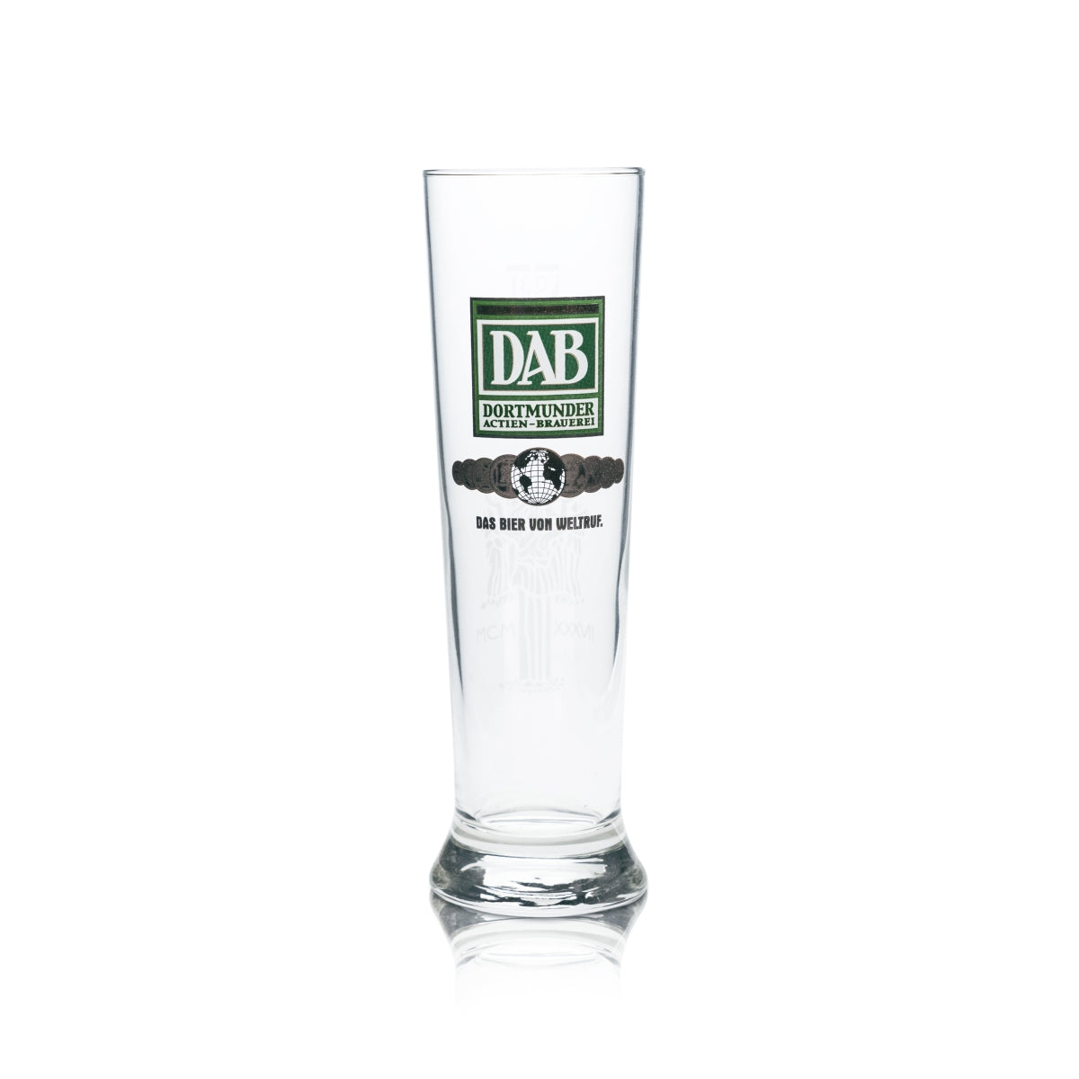6 verres à bière Dortmunder Aktien Brauerei 0,3 l, verre à bière Altbierstange Pokal Pils, DAB – Vue 2