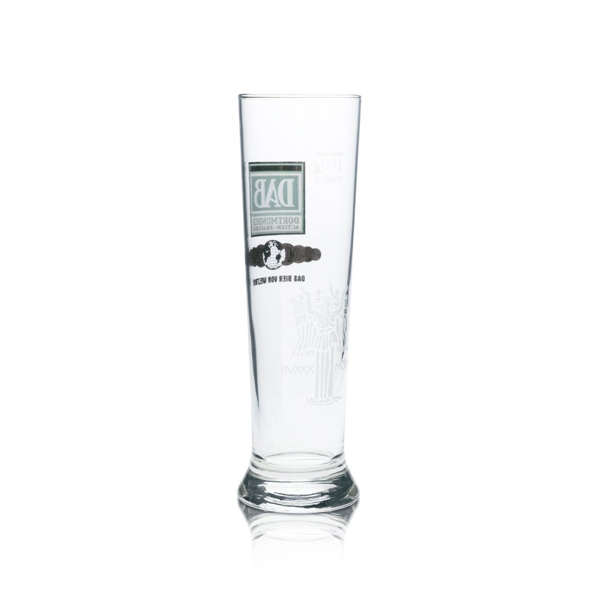 6 verres à bière Dortmunder Aktien Brauerei 0,3 l, verre à bière Altbierstange Pokal Pils, DAB – Vue 3