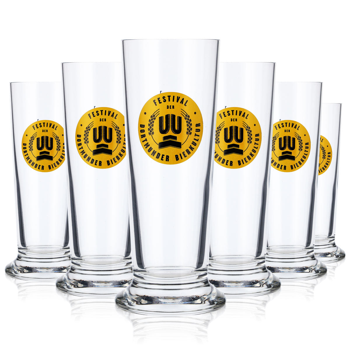 6 verres à bière Dortmunder Union 0,1 l Verres à bière de festival Verres à bière Tumbler Basic – Vue 5