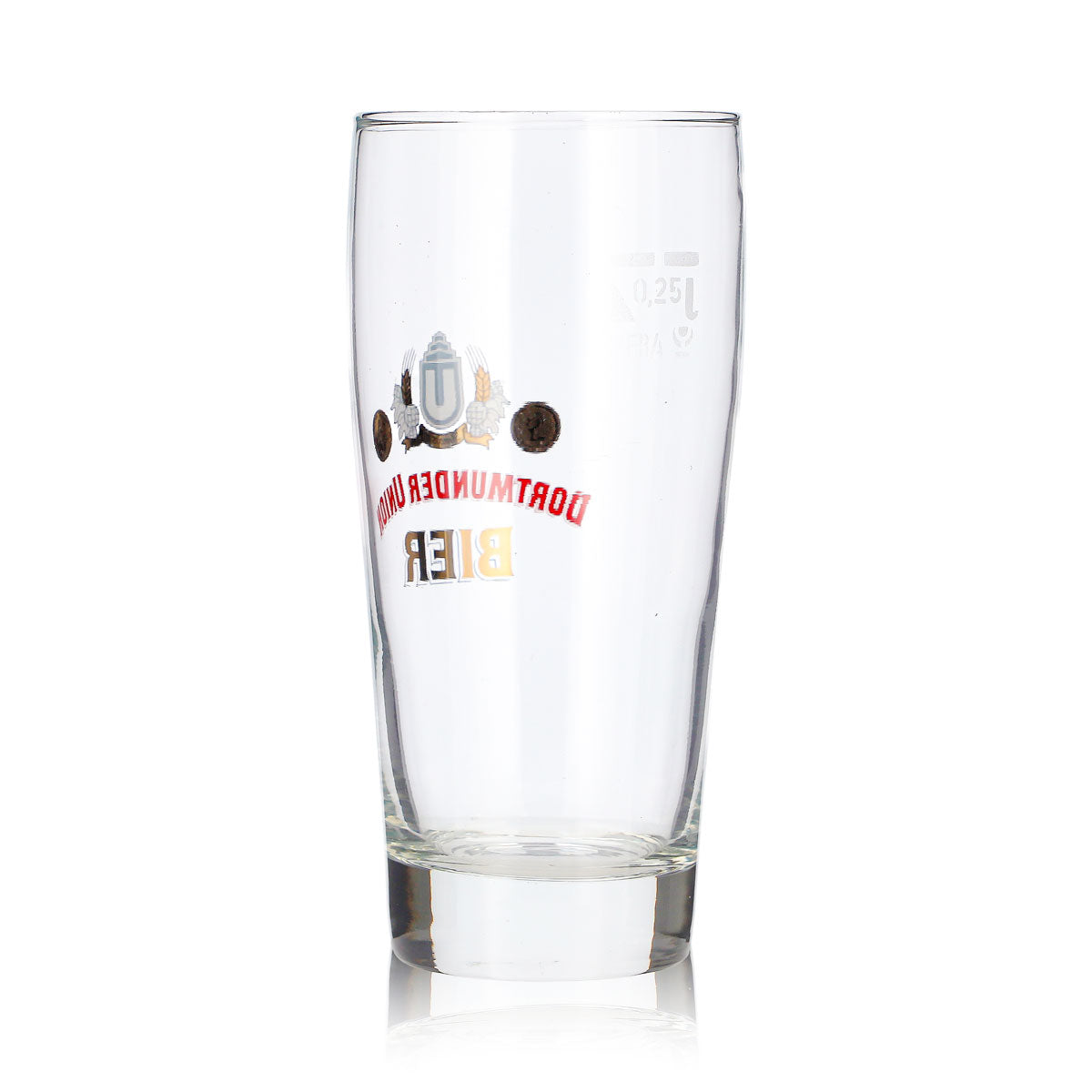 6 verres à bière Dortmunder Union de 0,25 l, modèle Willi Becher avec inscription rouge (lot de 6) – Vue 5