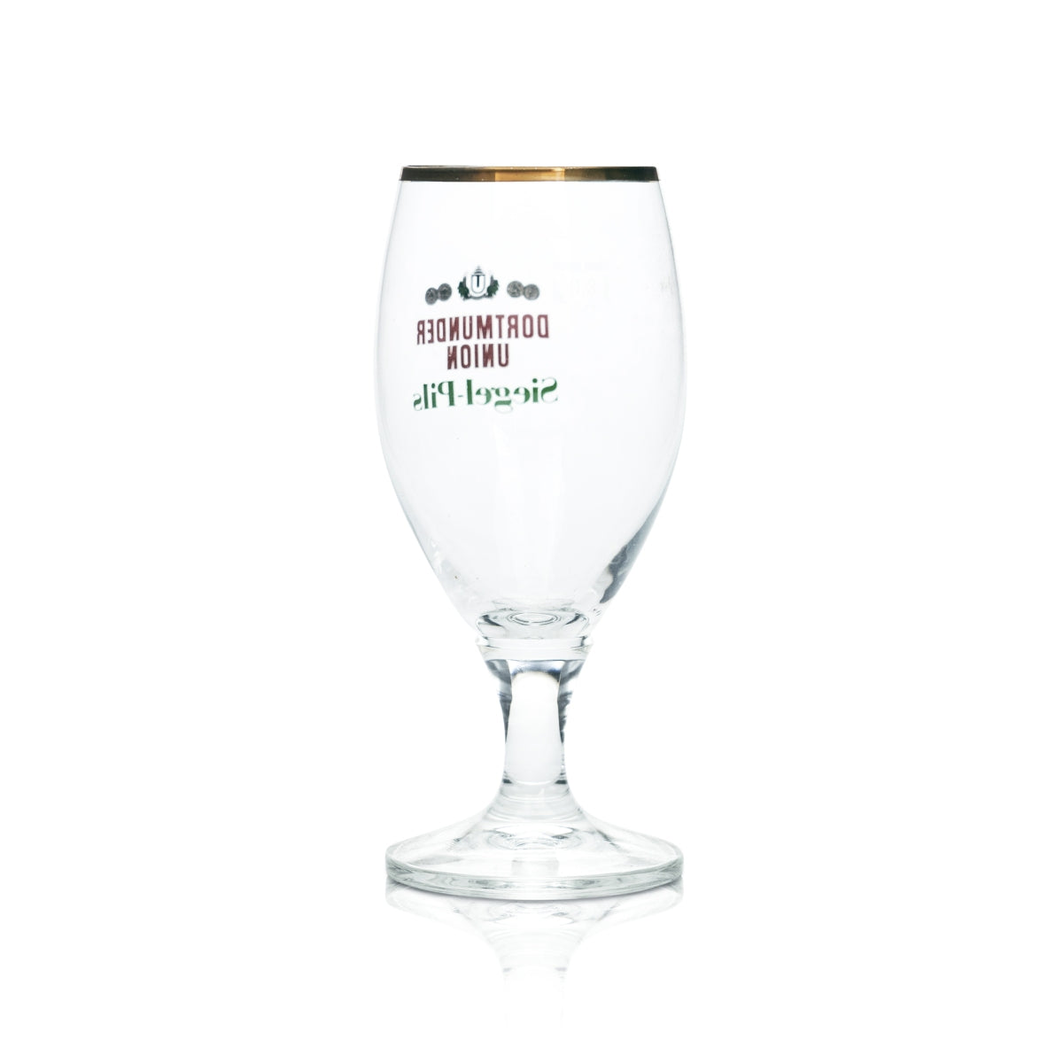 6 verres à bière Dortmund Union 0,3 l, coupe Pils, bord doré, motif chêne – Vue 3