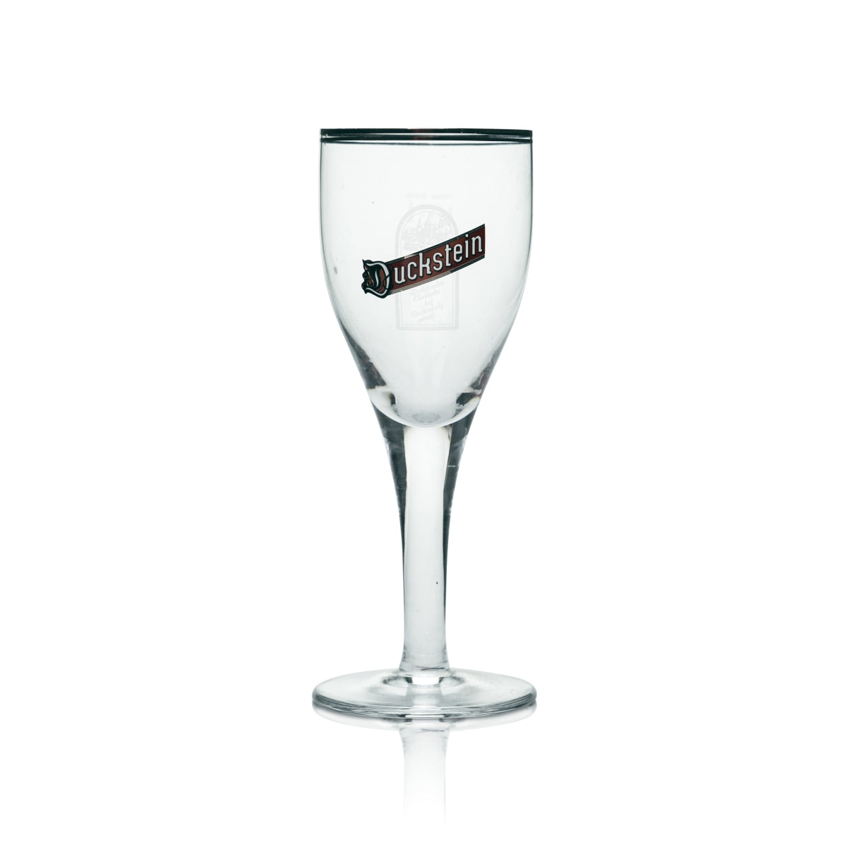 6 verres Duckstein 0,2 l, forme tulipe, bord argenté, Alt Weizen Pils – Vue 2
