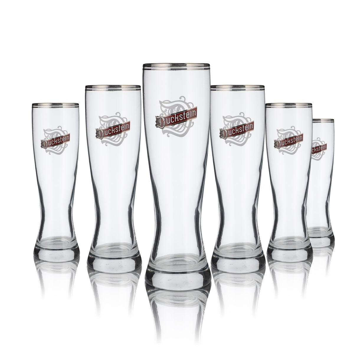 6 verres à bière Duckstein Monaco Weizenglas - 0,3 l