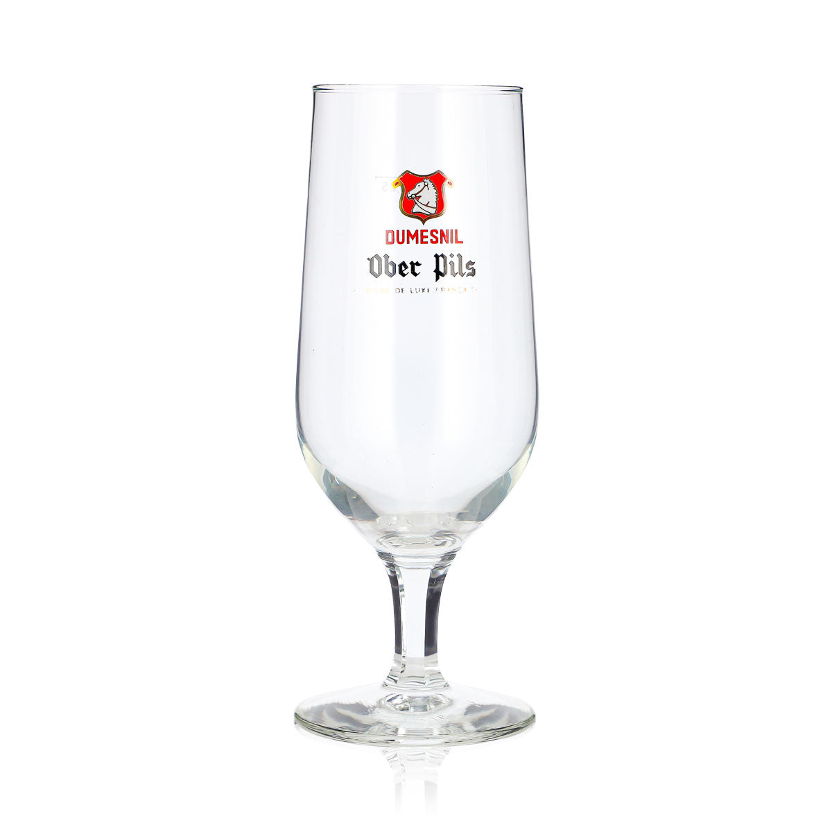 Lot de 6 verres à bière Dumesnil, verres à bière de type « Pokal » de 0,25 l, Ober Pils, logo rouge – Vue 3