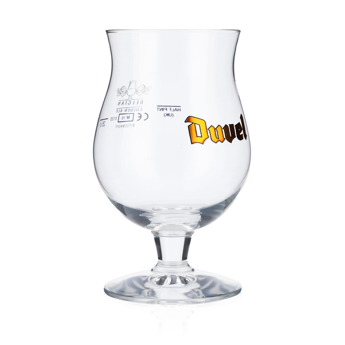 6 verres à bière Duvel Verres à bière bombés  0,25 l Logo doré – Vue 3