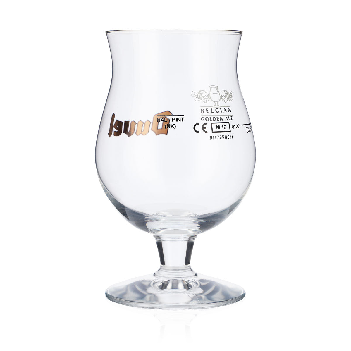 6 verres à bière Duvel Verres à bière bombés  0,25 l Logo doré – Vue 4